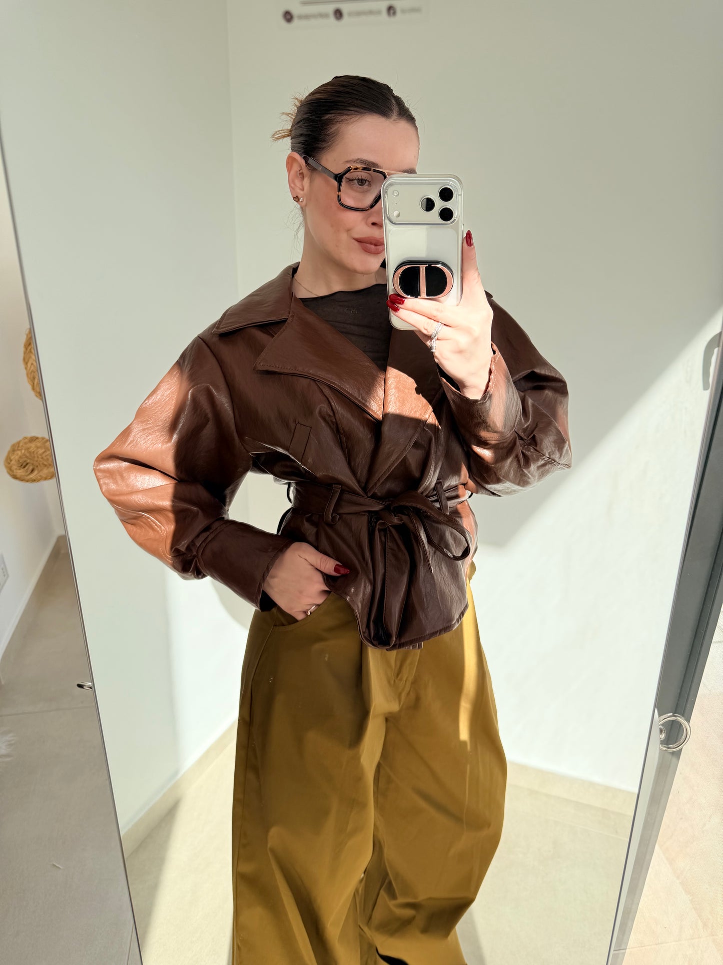 Bomber ecopelle