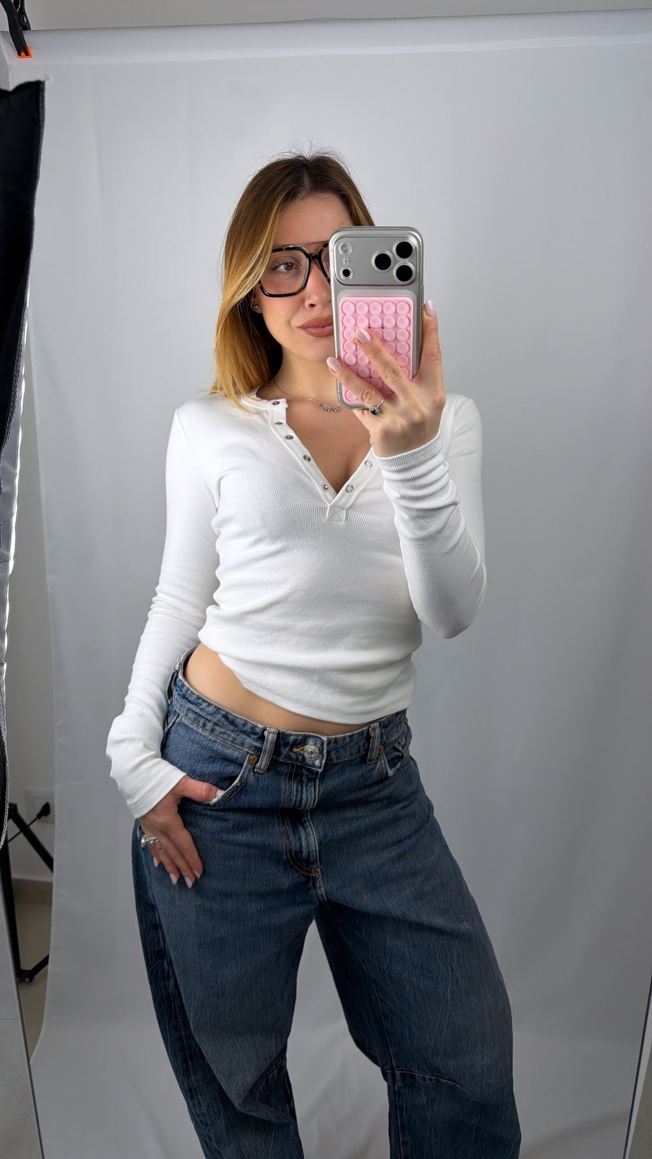 T-shirt Scollo a V