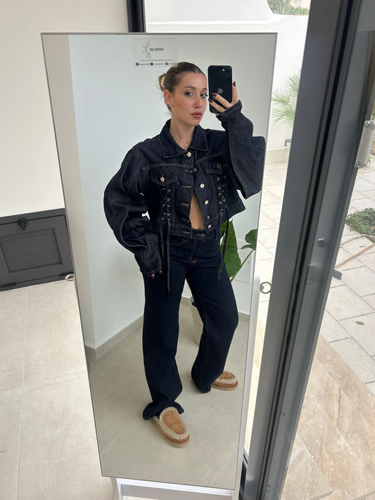 Giacca Crop di Jeans