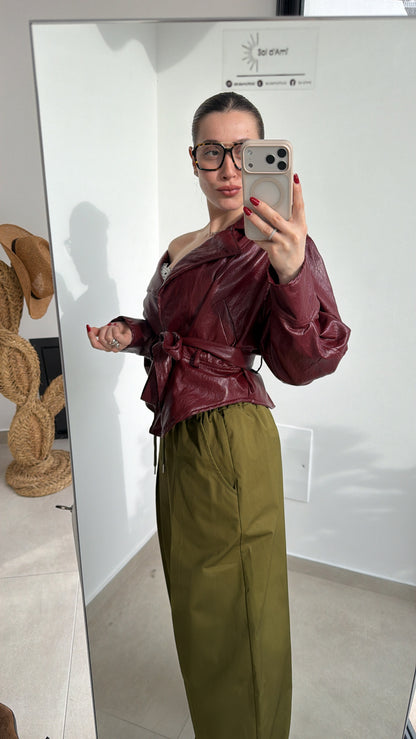 Bomber ecopelle
