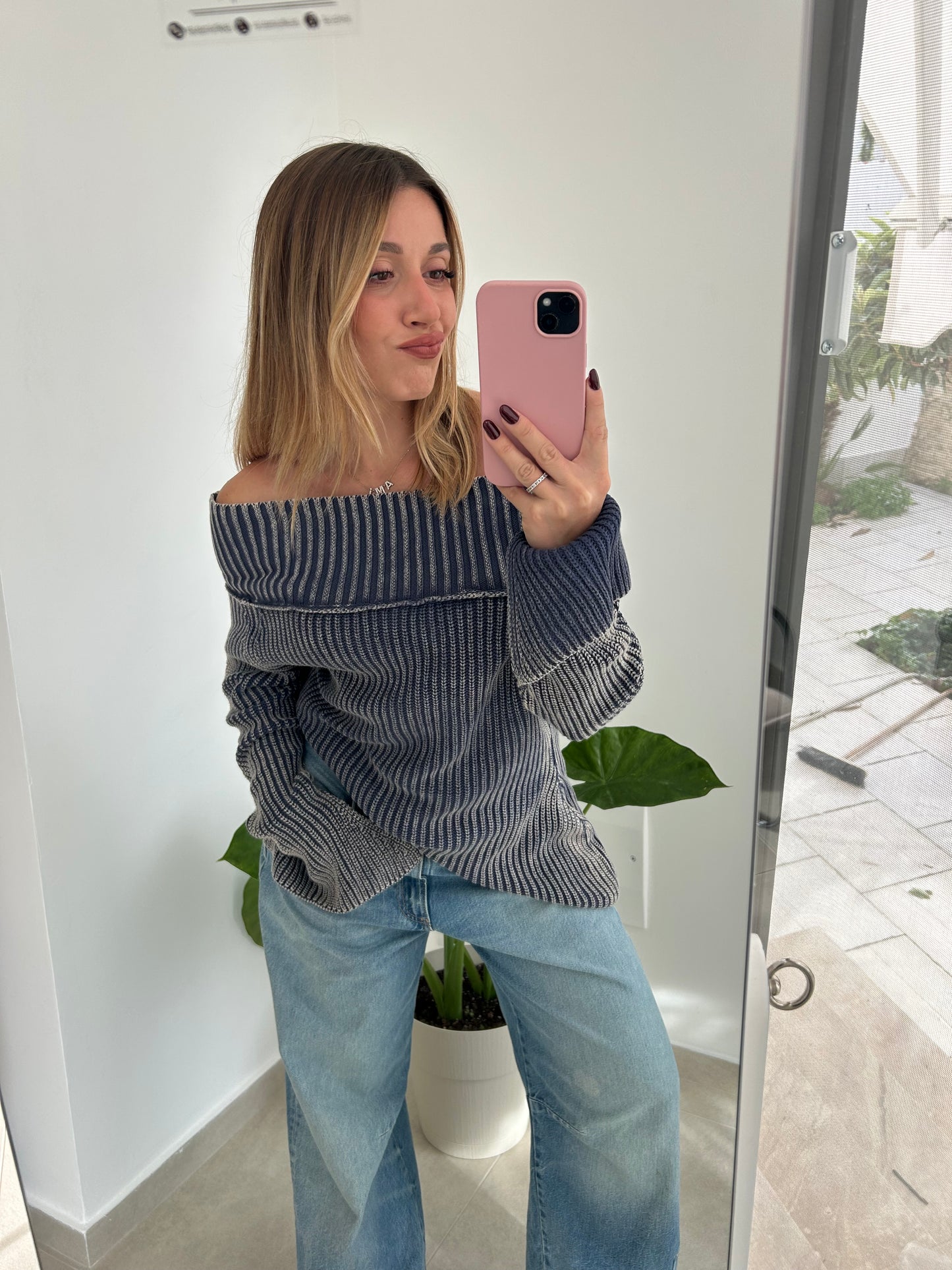 Maglia Effetto Slavato