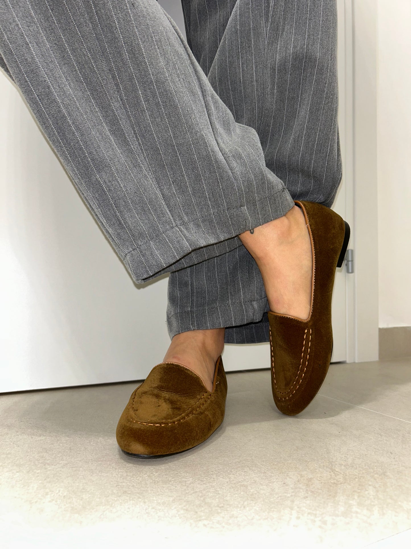 Mocassino in camoscio