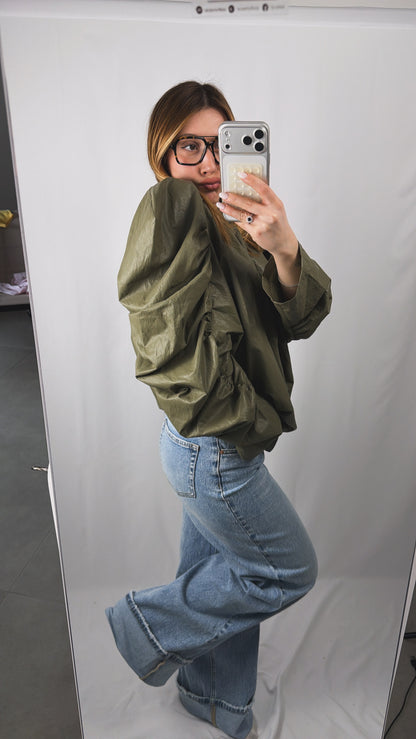 Maxi Maglia in Ecopelle