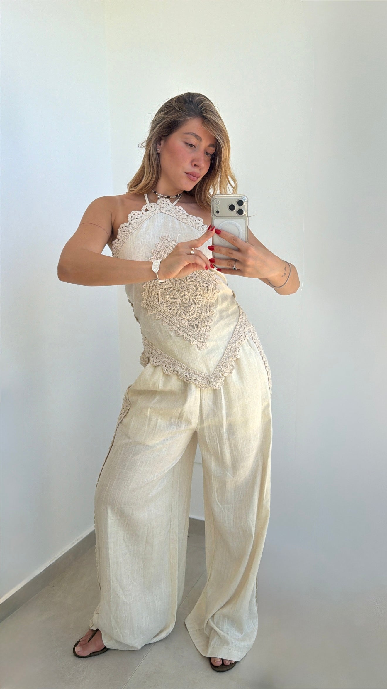 Coordinato in Macramè