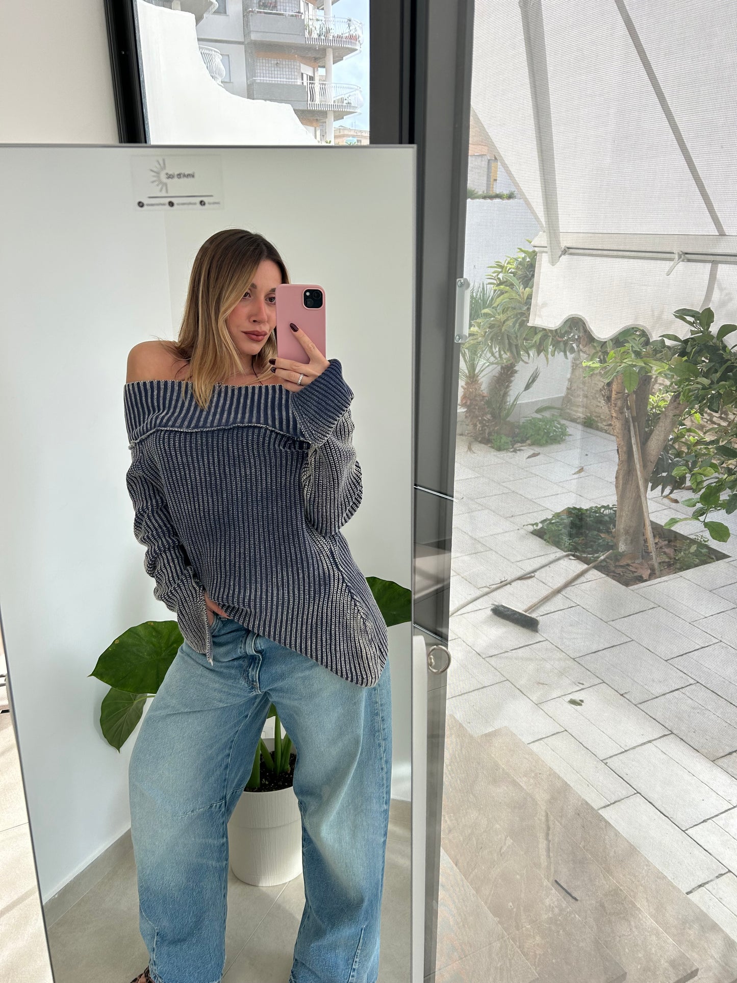 Maglia Effetto Slavato