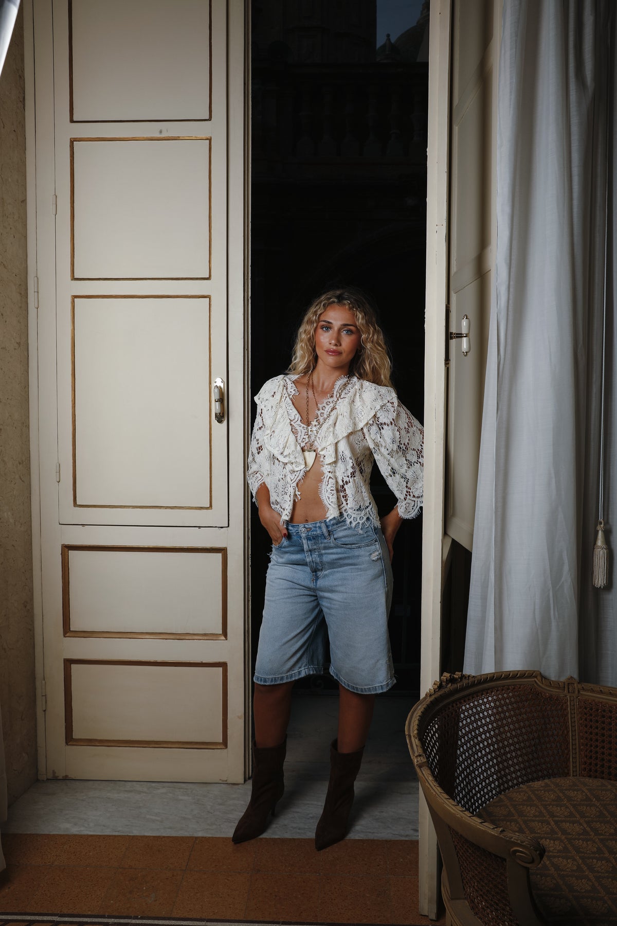 Camicia Merletto