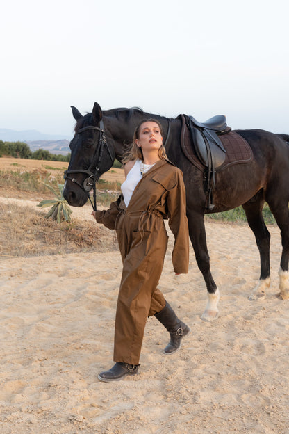 Jumpsuit Camel