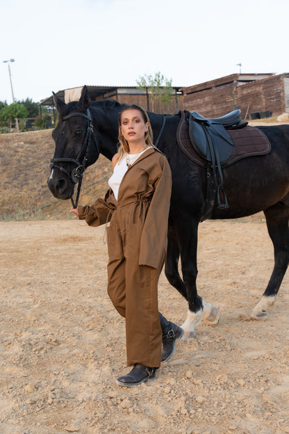 Jumpsuit Camel