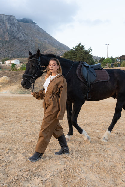 Jumpsuit Camel