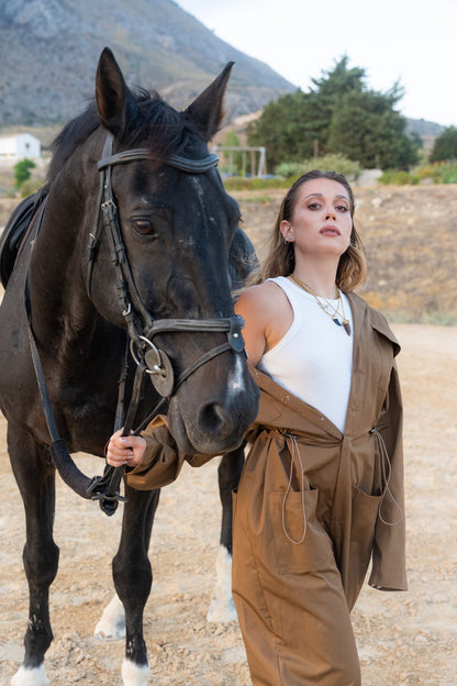 Jumpsuit Camel